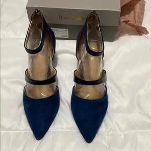 Franco Sarto Women's Blue Heels